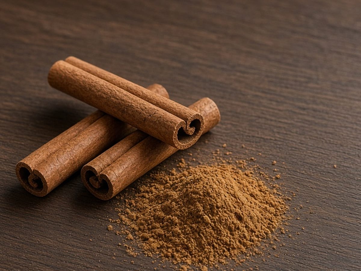 Cinnamon, warm spices