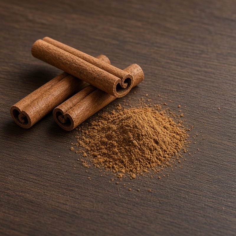 Cinnamon, warm spices