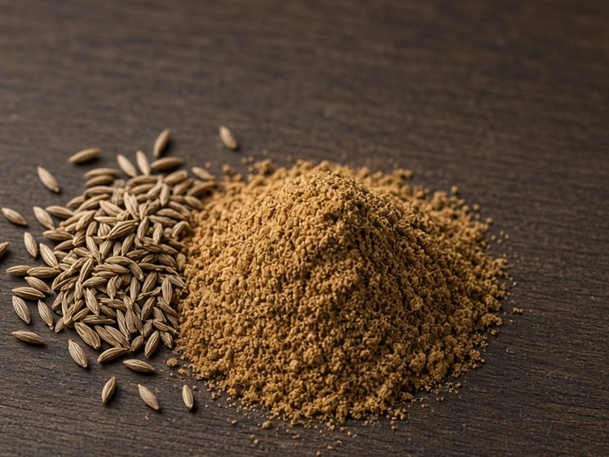 Cumin, earthy spices