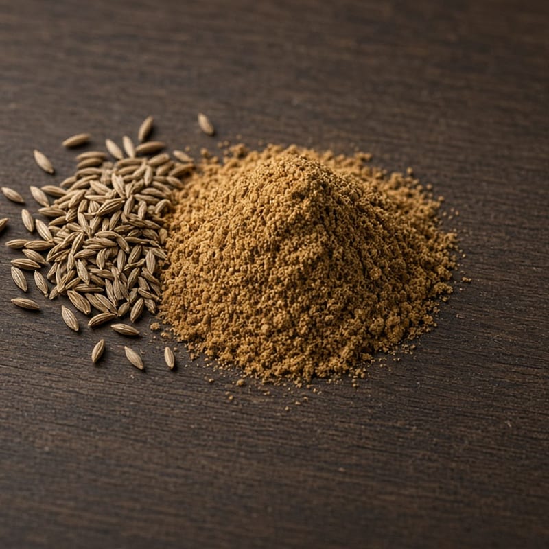 Cumin, earthy spices