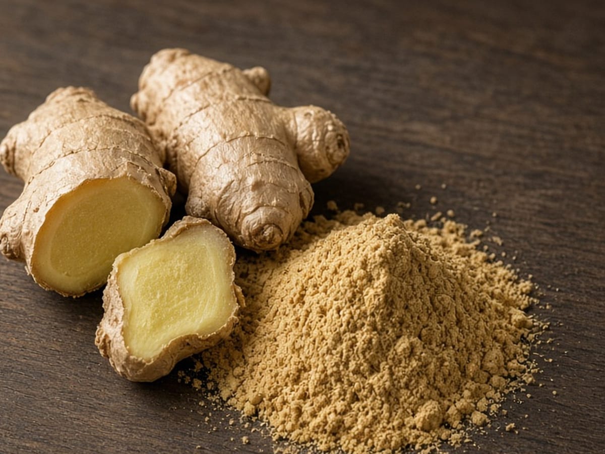 Ginger, warm spices
