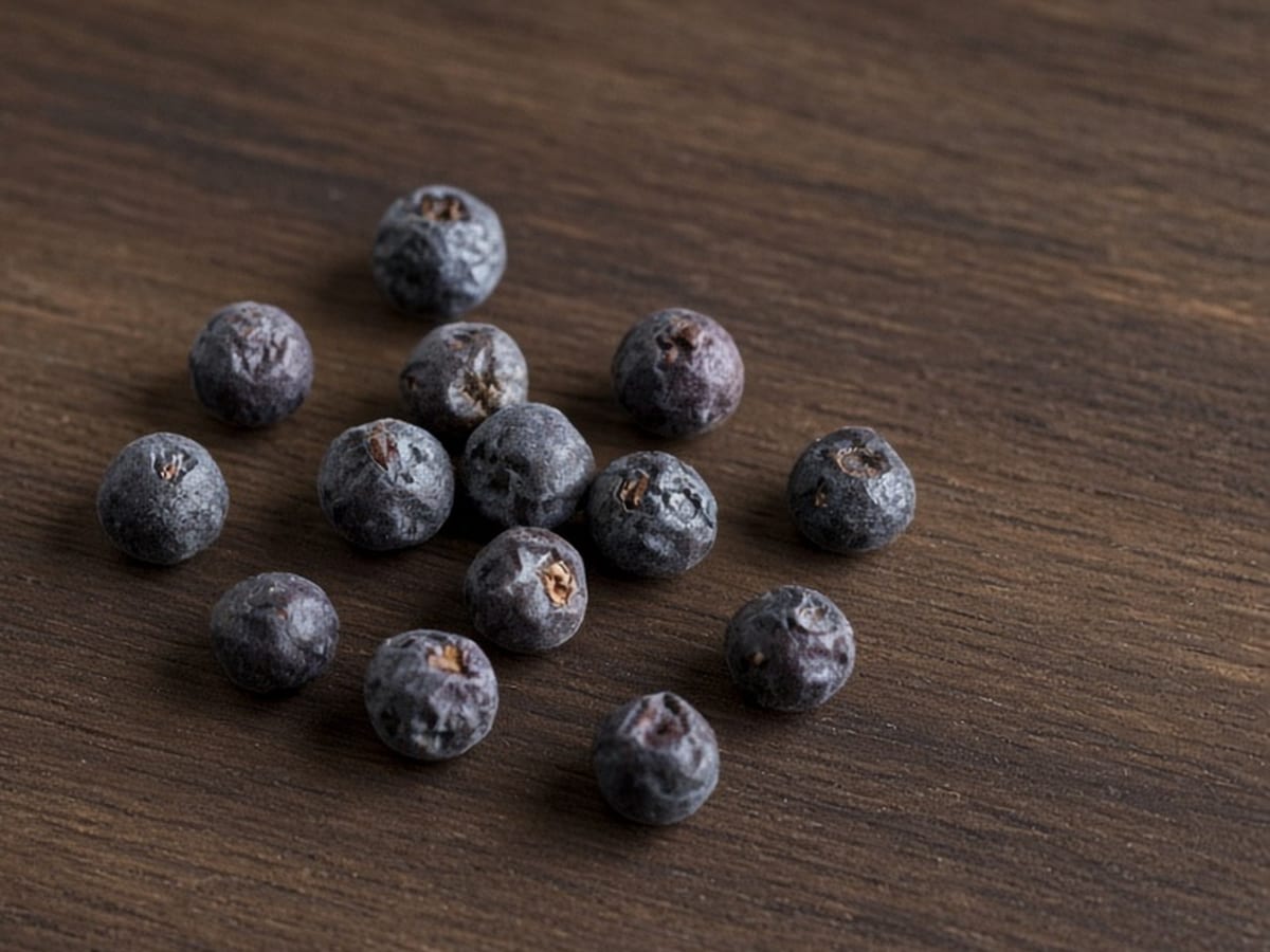 Juniper Berries, warm spices