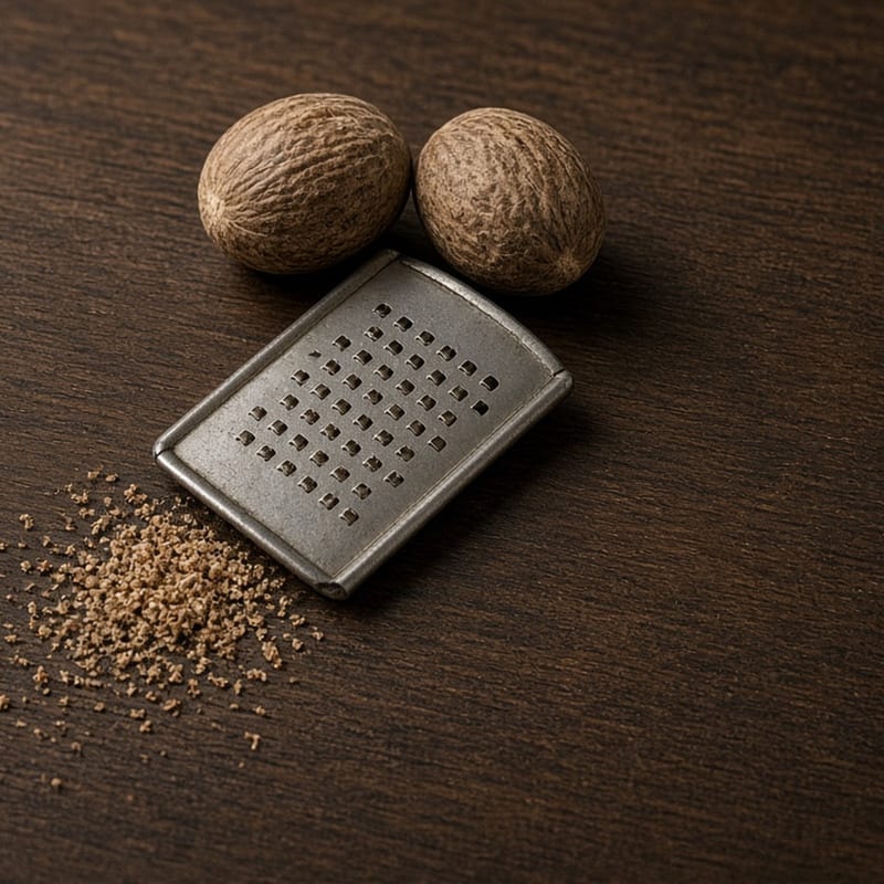 Nutmeg, warm spices