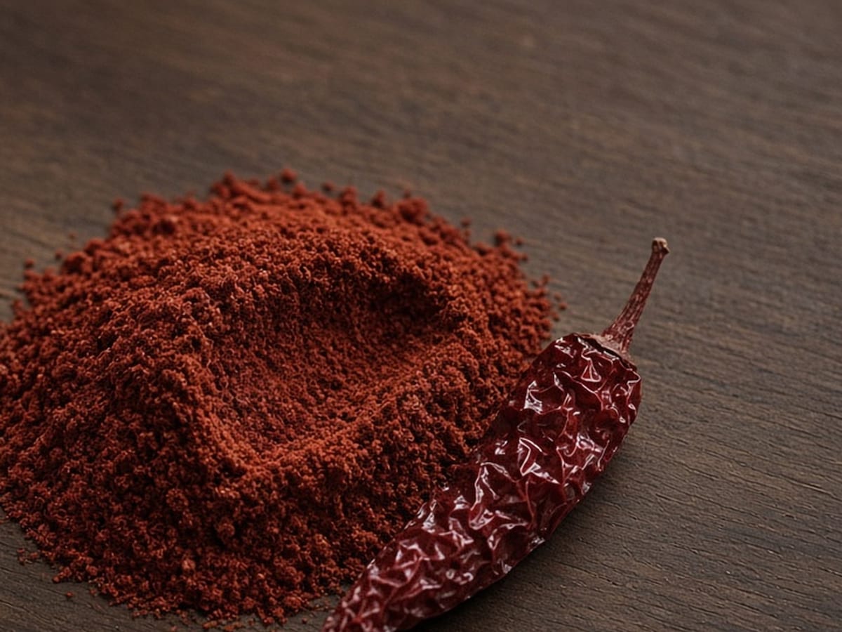 Paprika, earthy spices