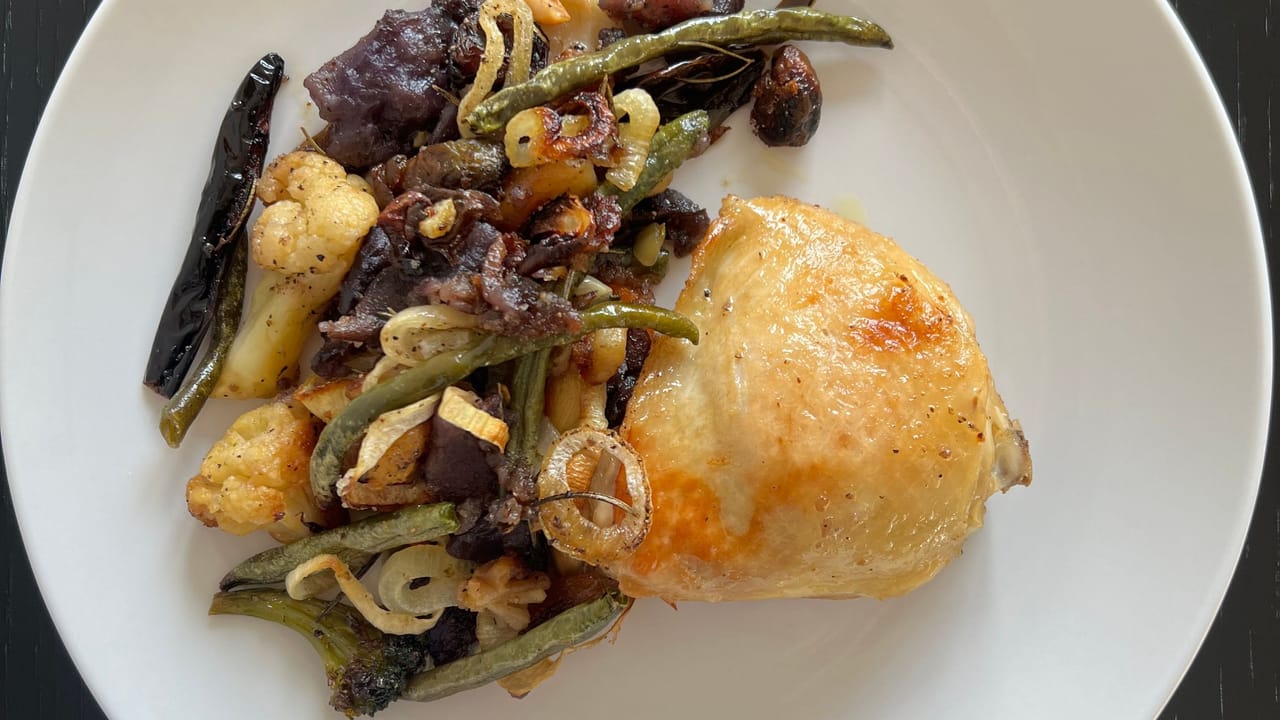 Roasting Vegetables on a Sheet Pan