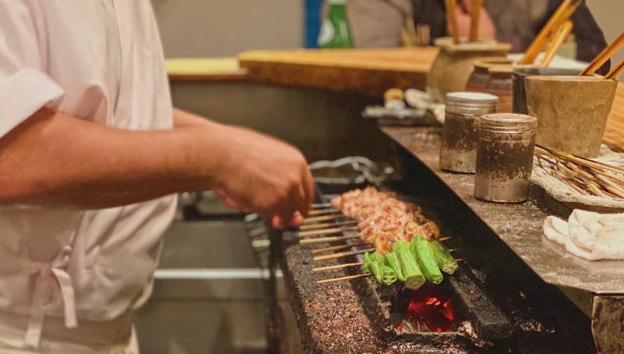Skewering and Grilling Yakitori